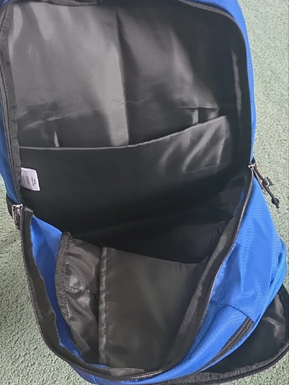 adidas Blue and Black Excel 7 Backpack, NWT, With Loadspring Shoulder Straps.